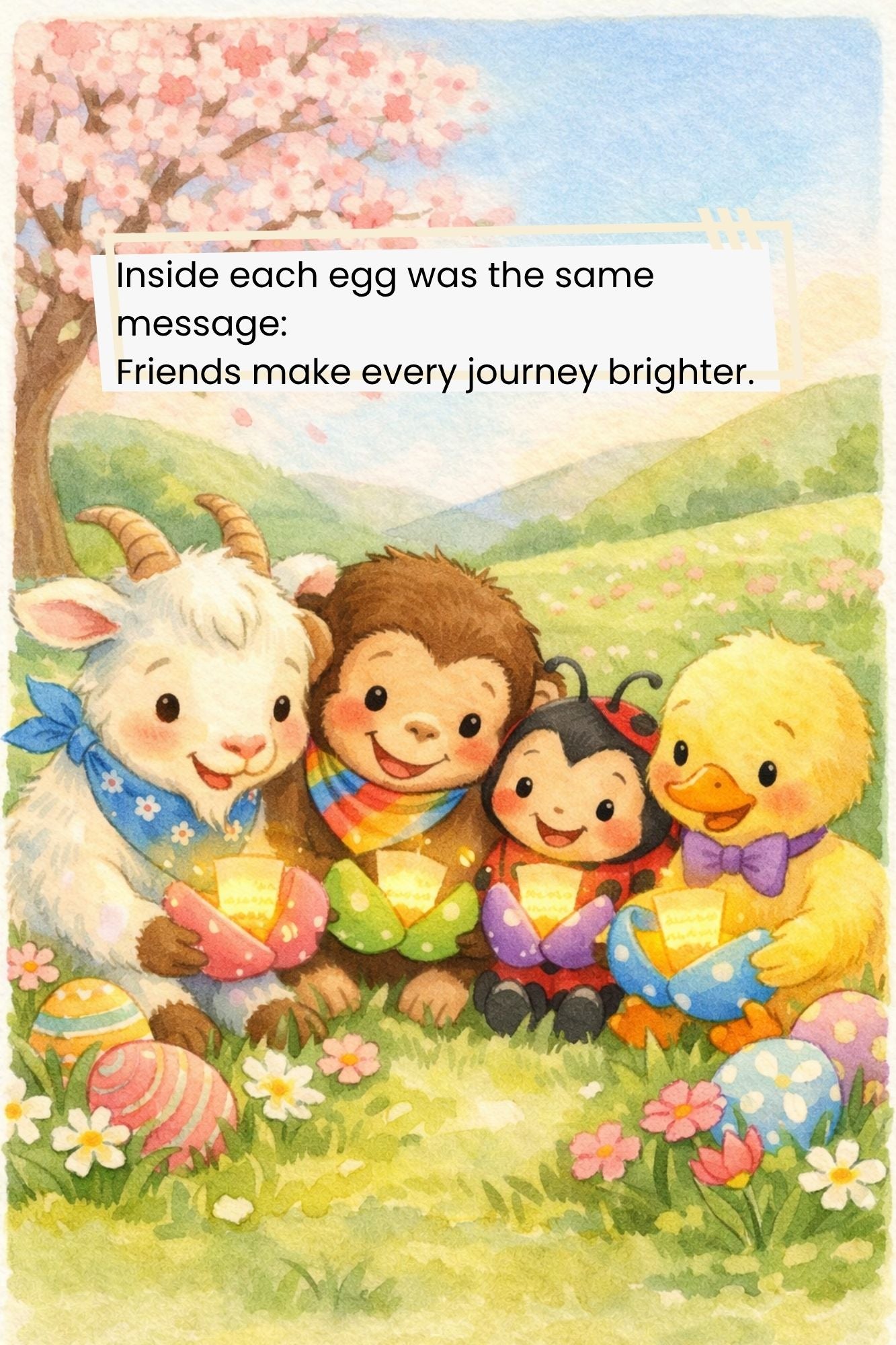 The Easter Egg Friendship Trail A Friendship Egg Adventure (Printable Storybook Ages 4–8)