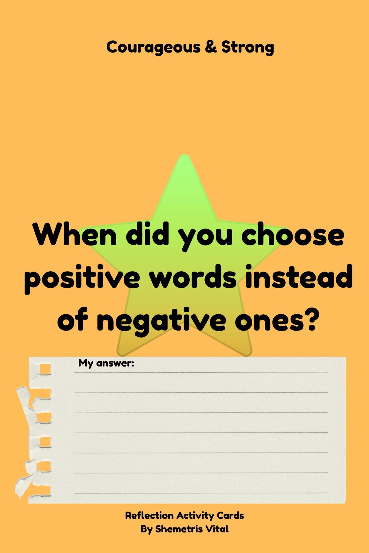 Student Reflection Cards | SEL Reflection & Growth Mindset Activities