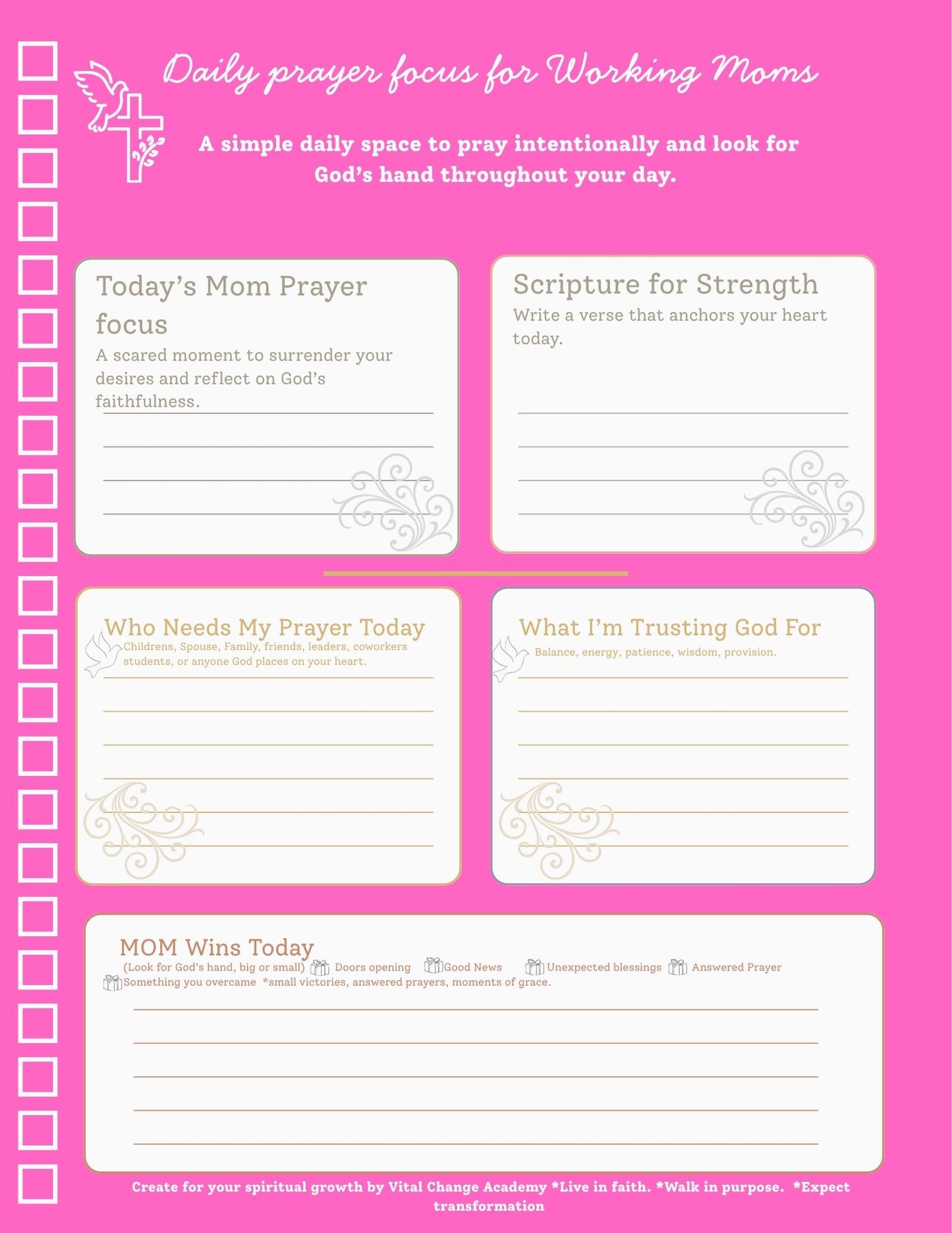 Daily prayer for Working Moms