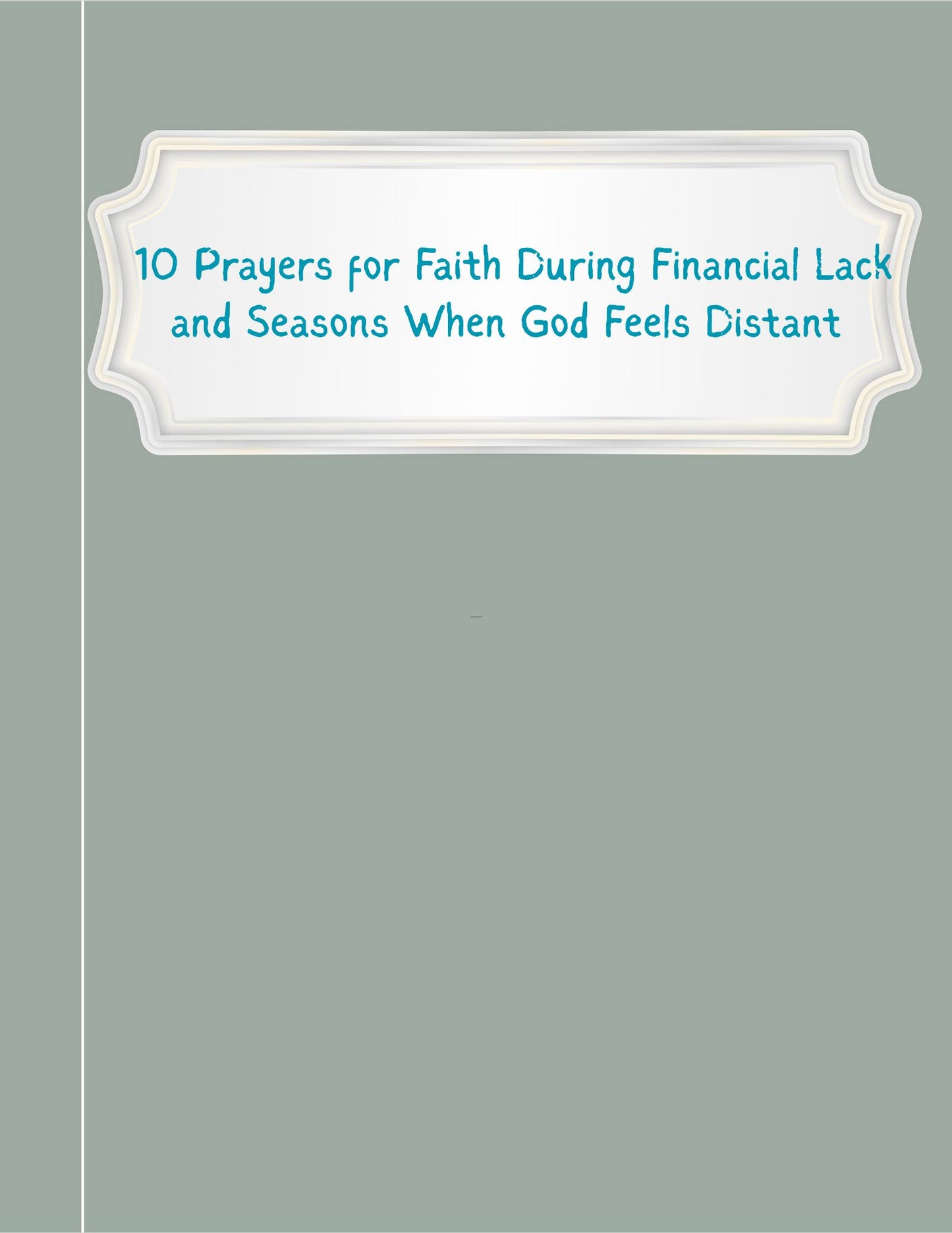 10 Prayers for Faith During Financial Lack &amp; Seasons of Waiting