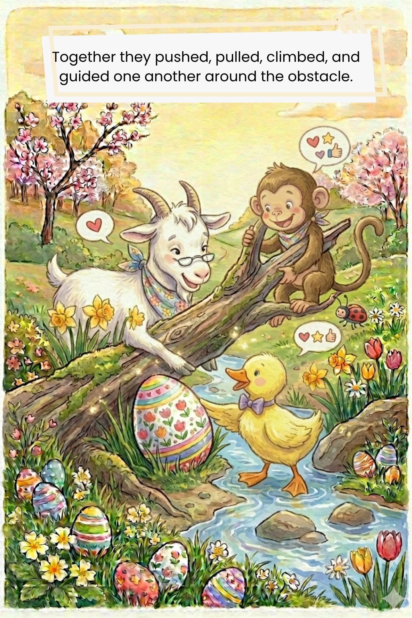 The Easter Egg Friendship Trail A Friendship Egg Adventure (Printable Storybook Ages 4–8)