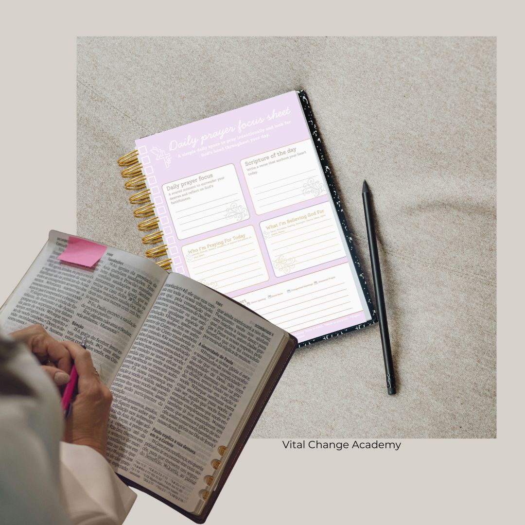 Daily Prayer Focus Sheet | Printable Devotional Page