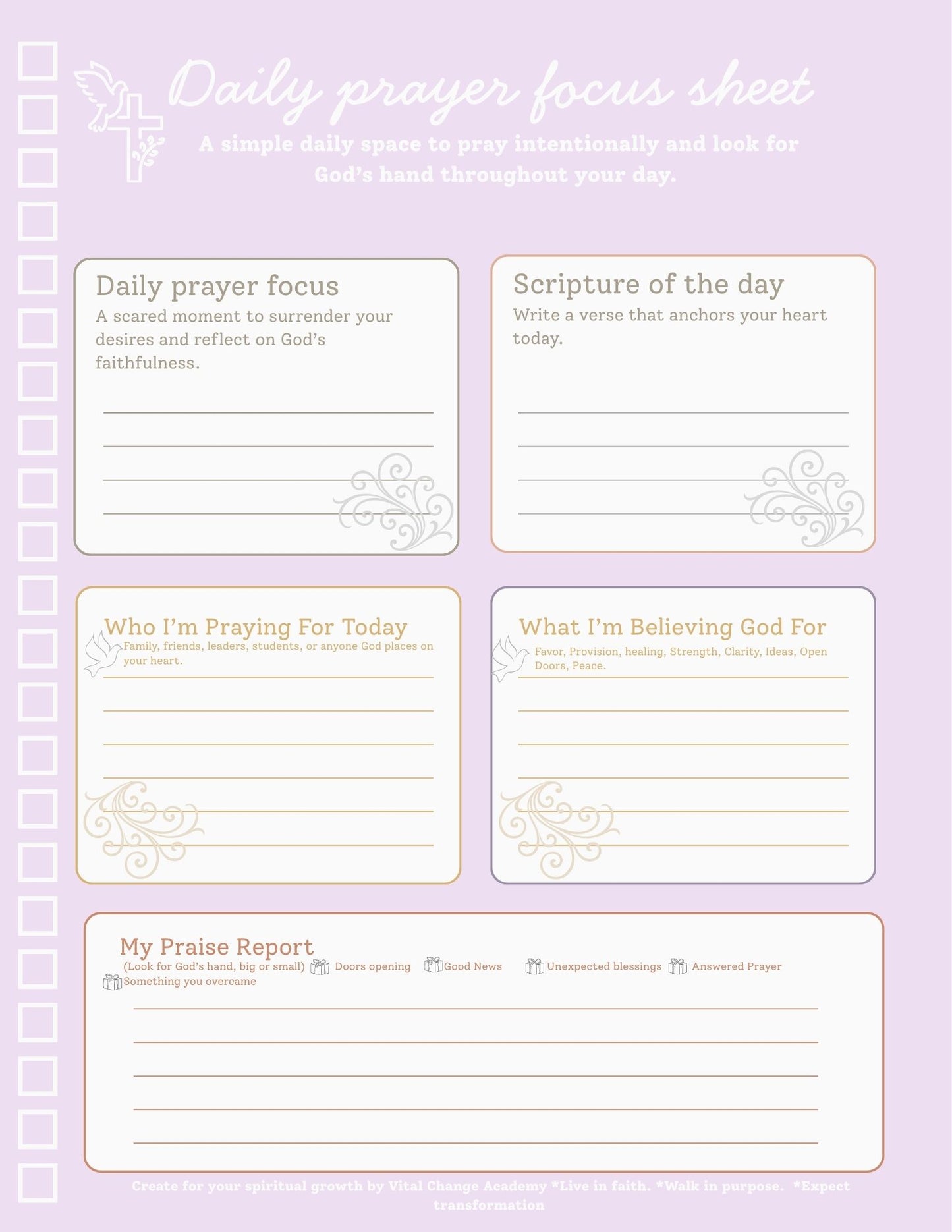The Christian Prayer Toolkit-Digital Download