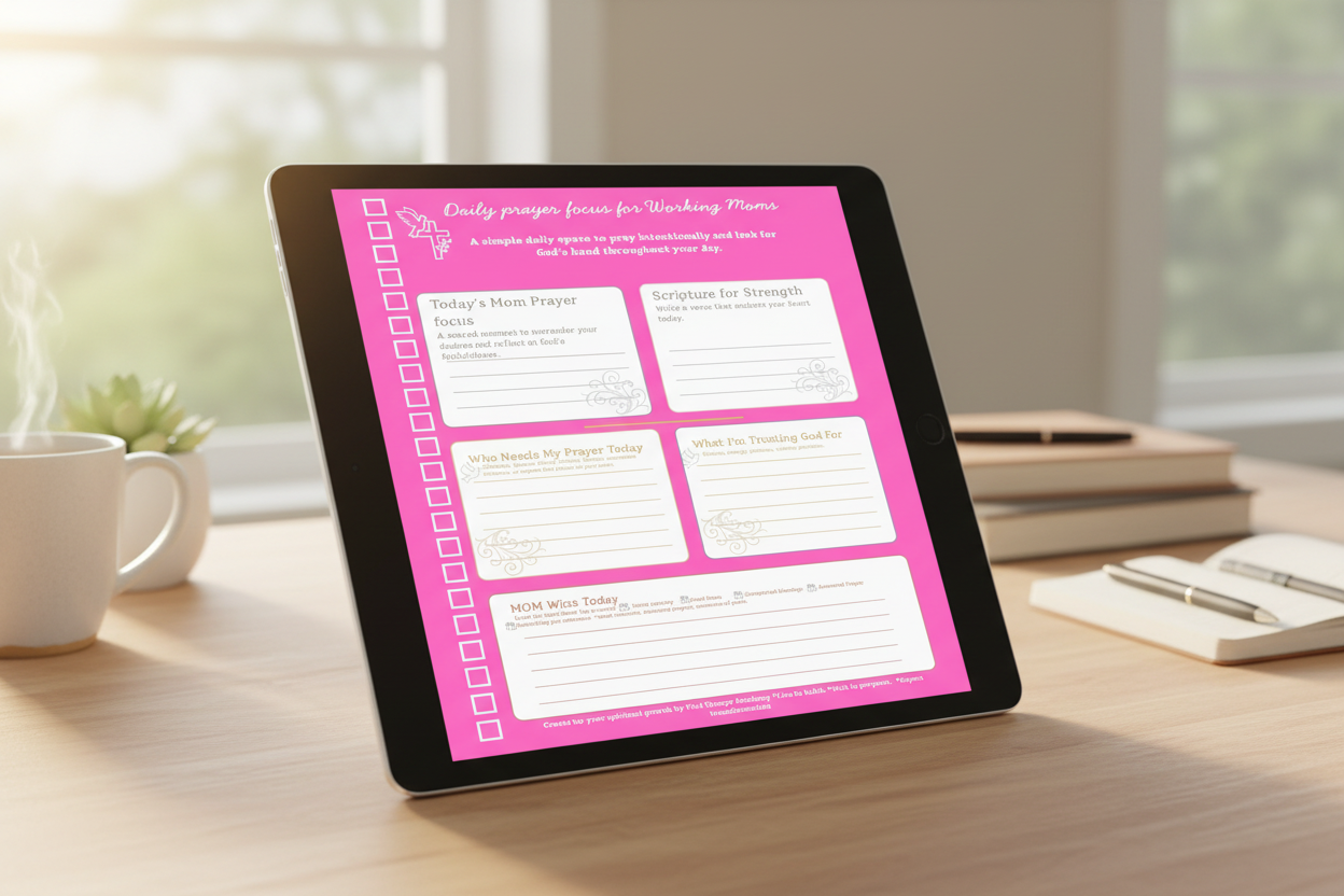 Daily Prayer for Working Moms on iPad